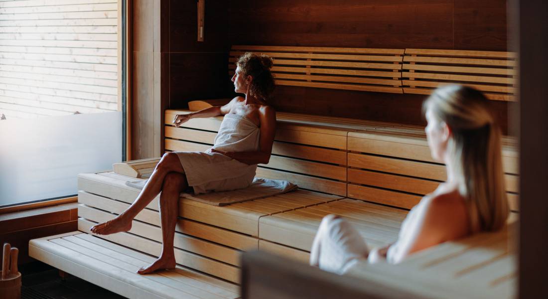 Enjoy a good sauna and stylish relaxation during your wellness vacation in the Allgäu - Rosenalp Gesundheitsresort & SPA